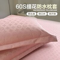 Vỏ gối lụa băng giặt Vỏ gối đơn đôi phong cách Vỏ gối thêu 48x74cm25..28
