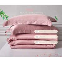 Vỏ gối lụa Tencel 60s màu trơn size 50x70cm, Vỏ gối Lyocell mềm mịn tuyệt đối - Chăn Ga Nhà Na Táo