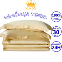 Vỏ Gối Lụa Tencel Cao Cấp May Bèo/ May Dạng Túi Sang Trọng Mềm Mại Dịu Mát - FULL SIZE
