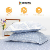 Vỏ Gối Nằm Chần Bông Cotton K-bedding by Everon 45x65cm  1 cặp - KCP305