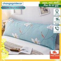 Vỏ Gối Nằm Dài Chọn Mẫu 1M8X50CM/2MX50CM lẻ 1 cái, mẫu lá tre