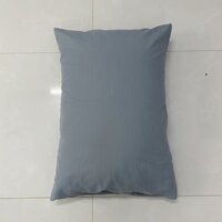 VỎ GỐI NẰM,VỎ GỐI ÔM COTTON TICI MỀM MỊN,THOÁNG MÁT kích thước 40x60,50x70,35x105. - VỎ GỐI NẰM 40-60 - Xám Bạc