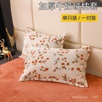 Vỏ gối nhung vỏ gối bao gồm lõi gối 48x74cm dày nổi tiếng trên Mạng Một Cặp Gối