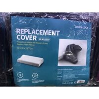 VỎ GỐI THAY THẾ CHO MEMORY FOAM HLW111(MÀU XÁM ĐẬM)-HLW111CV