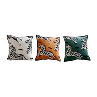 Vỏ gối trang trí Vỏ gối thêu ngựa vằn Vỏ gối mềm cho