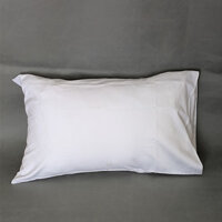 Vỏ gối trắng trơn 40x60