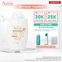 [Võ Hà Linh x Avène] Kem chống nắng vật lý Eau Thermale Avène UV Mineral Fluid SPF50+ dưỡng ẩm, bảo vệ da nhạy cảm 40ml