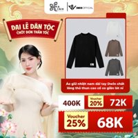 [Võ Hà Linh x DWIN] Áo giữ nhiệt nam dài tay Dwin chất lông thỏ thun cao cổ co giãn lót nỉ 2 mặt local brand 2.0