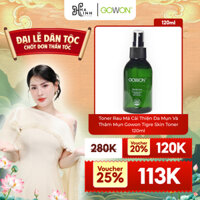 [Võ Hà Linh x GOWON] Toner Rau Má Cải Thiện Da Mụn Và Thâm Mụn Gowon Tigre Skin Toner 120ml