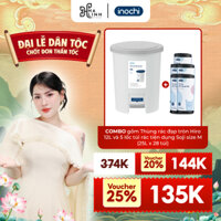 [Võ Hà Linh x Inochi] COMBO gồm Thùng rác tròn Hiro Inochi 12L và 5 túi rác tiện dụng Soji Inochi size M (25L x 28 túi)