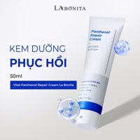 [Võ Hà Linh x LABONITA] Kem Dưỡng Phục Hồi Vital Panthenol Repair Cream La Bonita 50ML x2 + Sample Serum B5 2mlx5 (10ml)