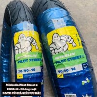 (Vỏ hạ size) Cặp vỏ Michelin Pilot Street 2 cho xe Vision 2024 bản Cá Tính - Trước hạ size 70/90-16 & sau zin 90/90-14