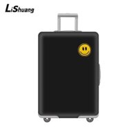 Vỏ hành lý in hình LISHUANG, Vỏ bọc bụi vali 20 / 22 / 24 / 26 / 28 Inch, Vỏ bảo vệ hành lý đàn hồi bằng vải Polyester chống mài mòn