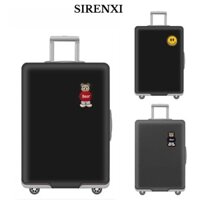 Vỏ hành lý in hình SIRENXI, Làm dày 20 / 22 / 24 / 26 / 28 Inch Vali Bụi, Vỏ hành lý đàn hồi chống mài mòn Vỏ bảo vệ hành lý bằng vải Polyester