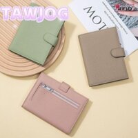 Vỏ hộ chiếu TAWJOG RFID, Hộp đựng thẻ RFID di động chống trộm, Da thật đa chức năng Thẻ tín dụng dung lượng lớn