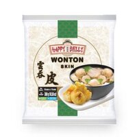 Vỏ Hoành Thánh, Wonton Skin, 32 Lá, 11 x 11cm, 10.58 oz (300g) - HAPPY BELLY