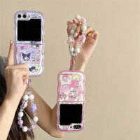 Vỏ hoạt hình Sanrio Tpu cho Motorola MOTO Razr 40Ultra 50Ultra Vỏ điện thoại gấp chống sốc