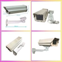 Vỏ hộp Camera: để bảo vệ Camera + Nguồn khi lắp đặt ngoài trời, vỏ nhôm, chân đế sắt