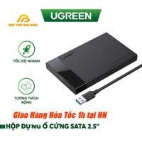 Vỏ Hộp Đựng Ổ Cứng 2.5 Inch HDD và SSD USB 3.0 (Dây Rời) UGREEN 30848 - Hàng Chính Hãng