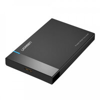 Vỏ hộp đựng ổ cứng SATA 2.03.0 2.5 và SSD vỏ nhựa ABS cao cấp dây dời UGREEN US221 30848 - Hàng Chính Hãng