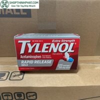 Vỏ hộp đựng TYLENOL 225 viên 500mg