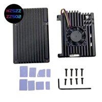 Vỏ Hợp Kim Nhôm Kèm Quạt Tản Nhiệt PWM Dành Cho Raspberry Pi 5 / Raspberry Pi 5