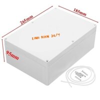 VỎ HỘP NHỰA ĐỰNG MODULE, MẠCH ĐIỆN TỬ 265X185X95MM CHỐNG NƯỚC