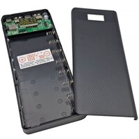 Vỏ hộp sạc dự phòng 8 cell 18650 hỗ trợ sạc nhanh QC3.0