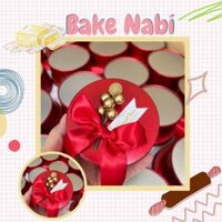 VỎ HỘP THIẾC KẸO TRÒN ĐỎ ĐÓNG GIỎ QUÀ TẾT