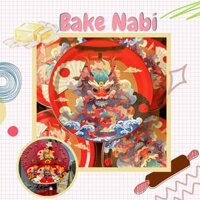 VỎ HỘP THIẾC KẸO TRÒN RỒNG NHẬT BẢN ĐỎ SIZE 17CM ĐÓNG GIỎ QUÀ TẾT