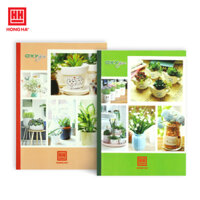 Vở kẻ ngang 120 trang ép keo gáy dán Hồng Hà Oxygen - 1091 - 5 Quyển