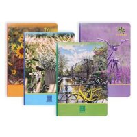 Vở kẻ ngang 300 trang bốn mùa Hồng Hà 1032 - Lốc 5 quyển màu bạn nữ