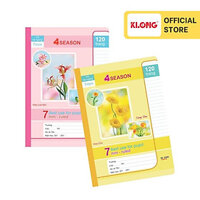 Vở kẻ ngang 4Season KLONG B5 120 trang 58/92; MS: 820