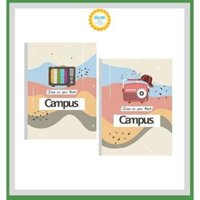 Vở kẻ ngang có chấm 120 trang Mode &amp; Kool CAMPUS - Mẫu 02 - Máy ảnh