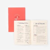 Vở Kẻ Ngang Crabit - Hide &amp; Seek 120 Trang - 260x183mm - Cam