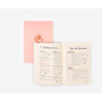 Vở Kẻ Ngang Crabit - Hide &amp; Seek 120 Trang - 260x183mm - Hồng Nhạt