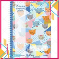 Vở kẻ ngang KLONG B5 Lò Xo đơn 120tr 5890 Winner ms 561H