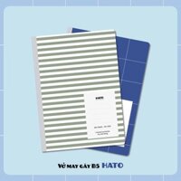 Vở kẻ ngang may gáy Hải Tiến 200 trang HATO 8649 - Định lượng 70gsm - Giấy vàng chống lóa - MUA 5 TẶNG 1 BÚT BI