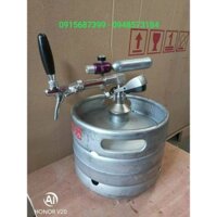 Vỏ keg bia inox 10 lít qua sử dụng