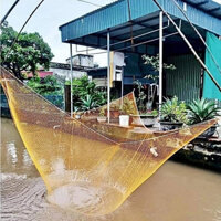 Vó Kéo Cá Vó Thả Cá Được Gia Công Bằng Tay ( Chất Liệu Dù Chống Nước )