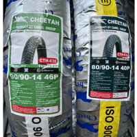 (Vỏ không ruột) Cặp vỏ xe Cheetah CTH-638 gai Michelin City Extra size 80/90-14, 90/90-14 cho xe tay ga