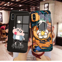 Vỏ kính cho Xiaomi mi 6X / redmi note 5 / redmi note 5 pro / mi A2 Vỏ kính chất lượng cao Ốp điện thoại cứng Vỏ Silicon mềm