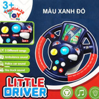 Vô lăng chơi game lái xe có màn hình cho bé nhập vai lái xe