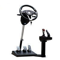 Vô lăng chơi game Victor 1 cần số sàn quay 900 độ học lái xe mô phỏng tập lái xe chuyên nghiệp đua xe tại nhà