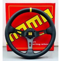 Vô lăng da momo Vô lăng đi kèm logo momo