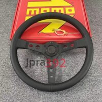 Vô lăng da ô tô MOMO Prototipo 340mm mới là samurai đen