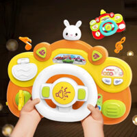 Vô lăng đồ chơi cho bé lái xe ô tô có còi đèn nhạc đồ chơi treo xe đẩy cho bé đồ chơi giáo dục sớm Bee Toys
