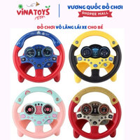 Vô Lăng Đồ Chơi Cho Bé VINATOYS, Có Đèn Và Nhạc Giáo Dục, Đồ Chơi Giả Lập (Chức Năng Như Vô Lăng Thật, Mẫu MớI)