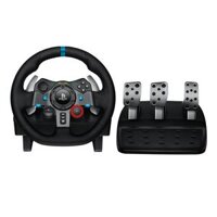 Vô lăng Logitech G29 Và Bàn Đạp Combo Lái Xe Chơi Game Cho PS5, PS4, PC, Mac – Black