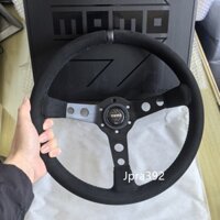 Vô lăng Momo Suede Black Drift 14 inch 345mm